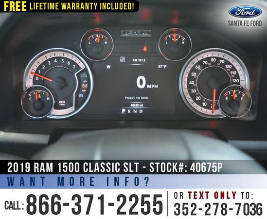 2019 RAM 1500 CLASSIC SLT *** Flex Fuel, Bluetooth, Camera *** -... for sale in Alachua, FL – photo 15