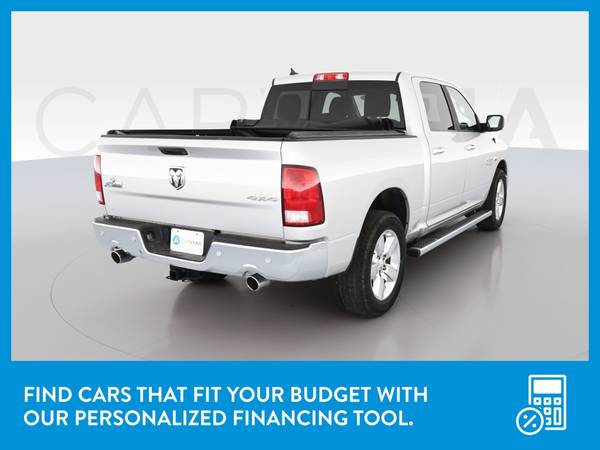 2017 Ram 1500 Crew Cab Big Horn Pickup 4D 5 1/2 ft pickup Silver for sale in Hobart, IL – photo 8