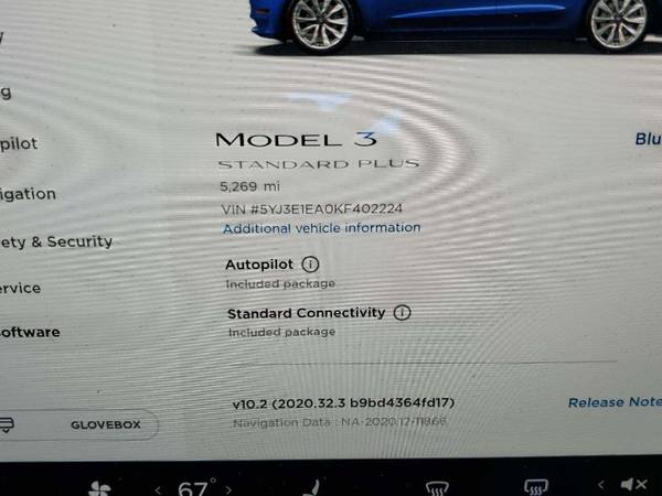 2019 Tesla Model 3 Standard Range Plus Sedan 4D sedan Blue - FINANCE... for sale in Knoxville, TN – photo 20