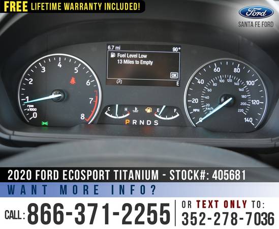 2020 FORD ECOSPORT TITANIUM SAVE Over 8, 000 off MSRP! for sale in Alachua, FL – photo 11