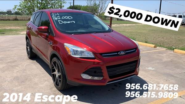 2014 Escape FINANCIADA 2, 000 DOWNPAYMENT - - by for sale in Alamo, TX