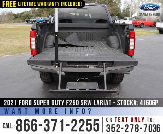 2021 Ford Super Duty F250 SRW Lariat Leather Seats, SYNC 3, BLIS for sale in Alachua, AL – photo 18