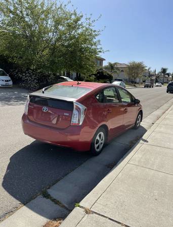 2013 Toyota Prius Fully Loaded Red Clean Title - - by for sale in Tracy, CA – photo 4