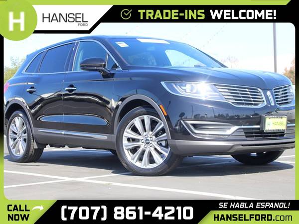 2017 Lincoln MKX Reserve AWD FOR ONLY 668/mo! - - by for sale in Santa Rosa, CA – photo 3