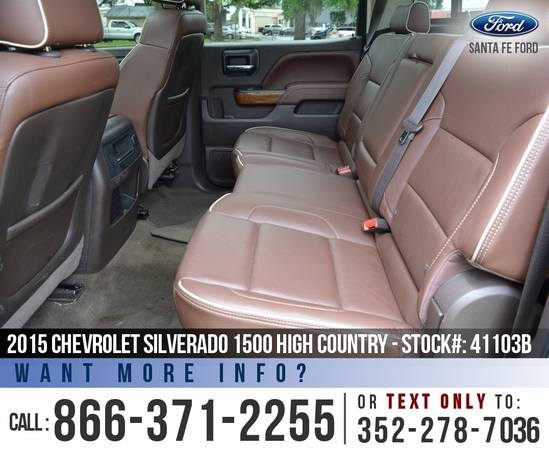 2015 Chevrolet Silverado 1500 High Country Leather Seats for sale in Alachua, FL – photo 19