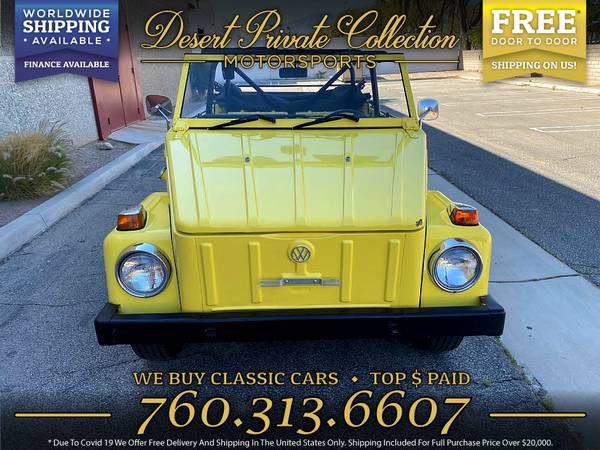 1973 Volkswagen Thing Type 181 Convertible, removable roll bar Wagon for sale in Other, NC – photo 3
