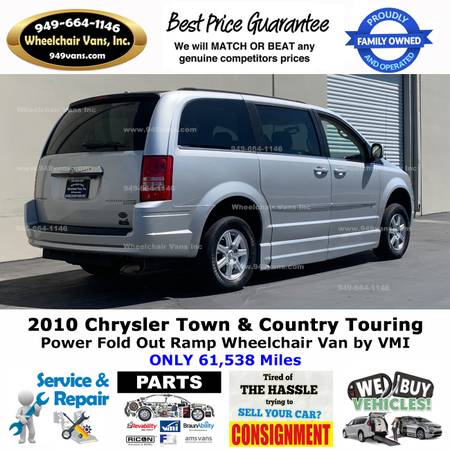 2010 Chrysler Town and Country Power Ramp Side Loading Wheelchair Van for sale in Laguna Hills, CA – photo 5