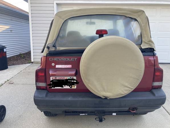 98 Chevy Tracker 4x4 Convertible for sale in Wauwatosa, WI – photo 2