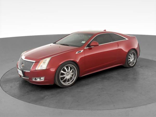 2011 Caddy Cadillac CTS 3.6 Coupe 2D coupe Red - FINANCE ONLINE -... for sale in West Palm Beach, FL – photo 3
