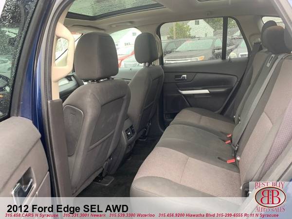 2012 FORD EDGE SEL AWD! LOADED! REMOTE START! PANO-SUNROOFS! FINANCING for sale in Syracuse, NY – photo 12