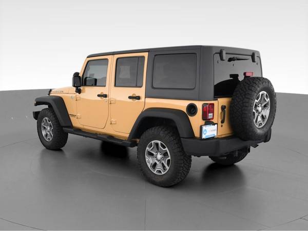 2014 Jeep Wrangler Unlimited Rubicon Sport Utility 4D suv Beige - -... for sale in Oklahoma City, OK – photo 7