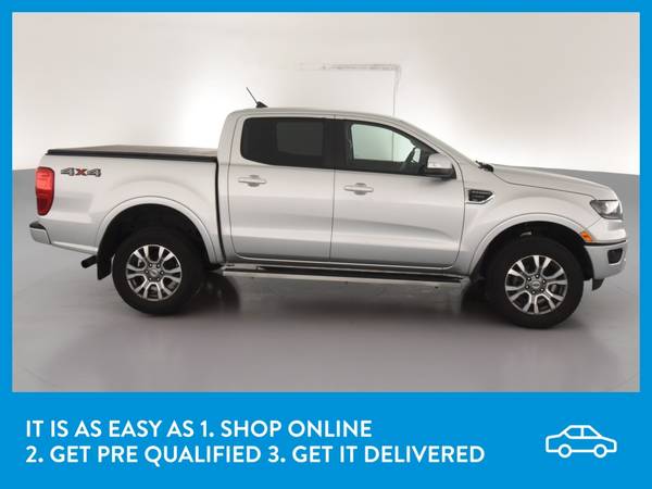 2019 Ford Ranger SuperCrew Lariat Pickup 4D 5 ft pickup Silver for sale in Manhattan Beach, CA – photo 10