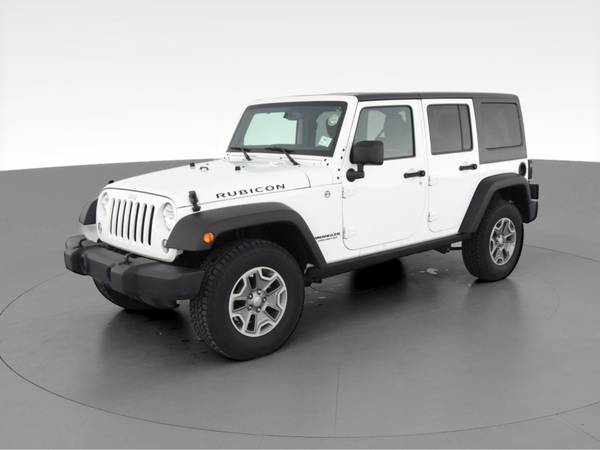2015 Jeep Wrangler Unlimited Rubicon Sport Utility 4D suv White - -... for sale in Placerville, CA – photo 3