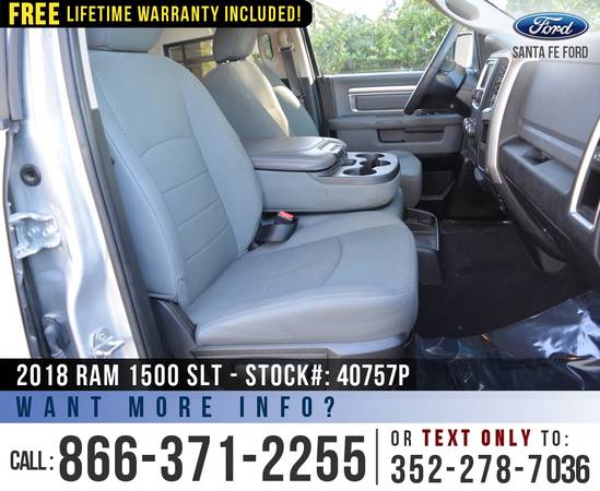 2018 RAM 1500 SLT 4WD Touchscreen - SIRIUS - Bluetooth - cars for sale in Alachua, FL – photo 19