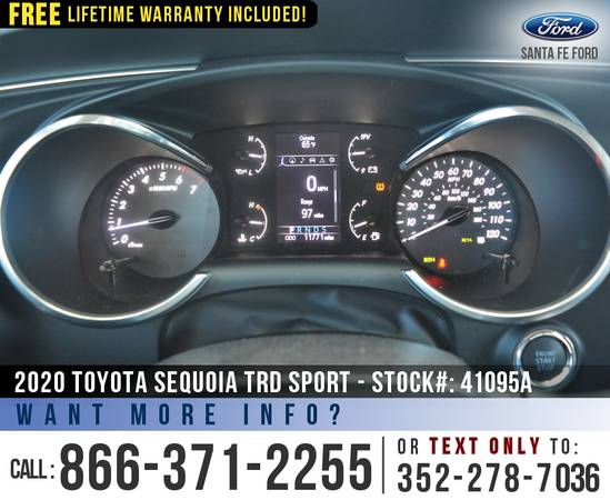 2020 TOYOTA SEQUOIA TRD SPORT SiriusXM - Touchscreen - cars for sale in Alachua, FL – photo 14