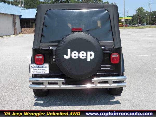 '05 JEEP WRANGLER UNLIMITED 4X4 - 4.0L, Auto, Long Wheel Base, Sharp! for sale in Saraland, AL – photo 6