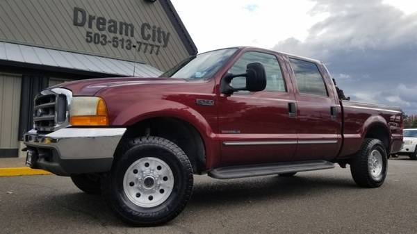 1999 Ford F250 Super Duty Crew Cab Diesel 4x4 F-250 Short Bed Truck Dr for sale in Portland, OR – photo 15