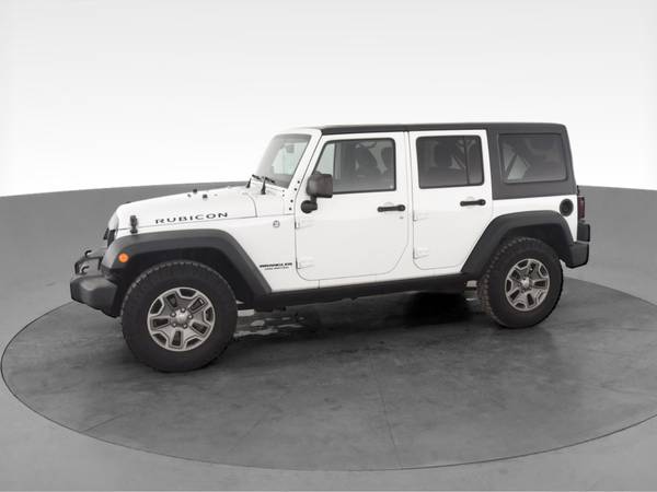 2015 Jeep Wrangler Unlimited Rubicon Sport Utility 4D suv White - -... for sale in Manchester, NH – photo 4