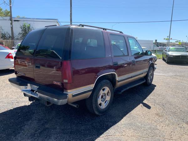 MAROON 1999 GMC YUKON for $400 Down for sale in 79412, TX – photo 8