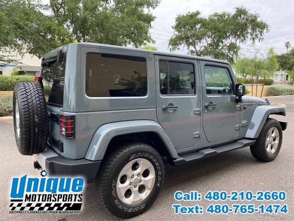 2014 JEEP WRANGLER UNLIMITED SAHARA 4WD HARDTOP UNIQUE TRUCKS - cars for sale in Tempe, NM – photo 6