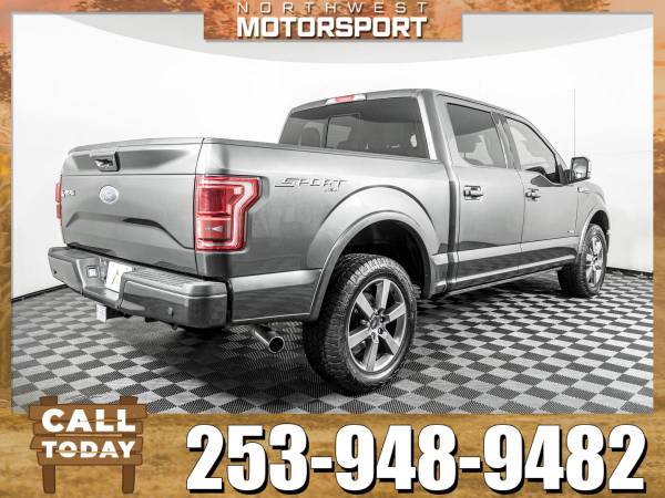 *750+ PICKUP TRUCKS* 2017 *Ford F-150* Lariat Sport 4x4 for sale in PUYALLUP, WA – photo 5