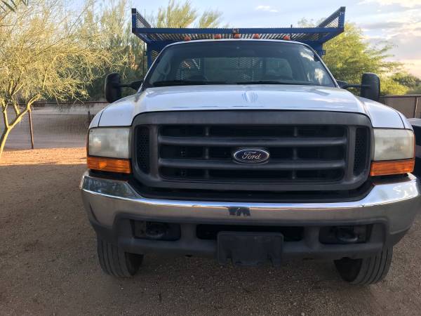 2000 Ford F-450 dually diesel 7.3 flat bed - cars & trucks - by... for sale in Phoenix, AZ – photo 5