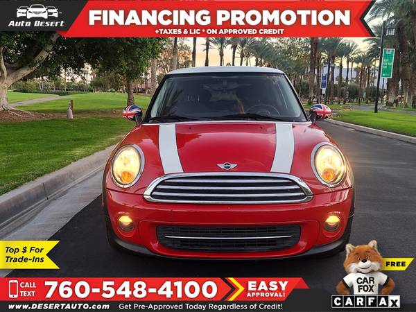 2012 Mini *Cooper* *Hardtop* Only $127/mo! Easy Financing! - cars &... for sale in Palm Desert , CA – photo 4