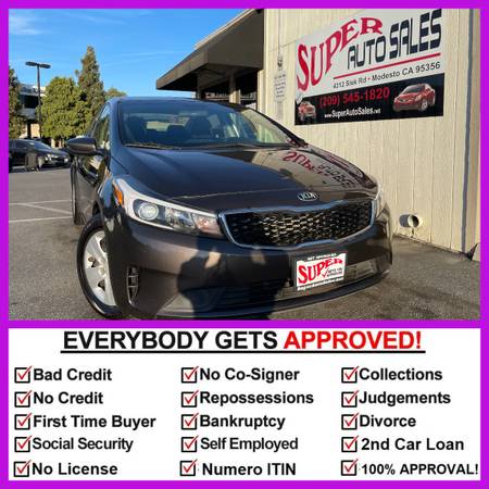 1495 Down & 298 Per Month on this low miles 2018 Kia Forte LX for sale in Modesto, CA – photo 2