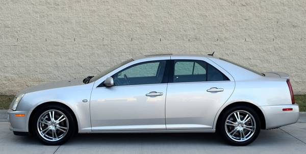 Silver 2005 Cadillac STS - V8 AWD - Nav - Keyless Go - 113k Miles -... for sale in Raleigh, NC – photo 2