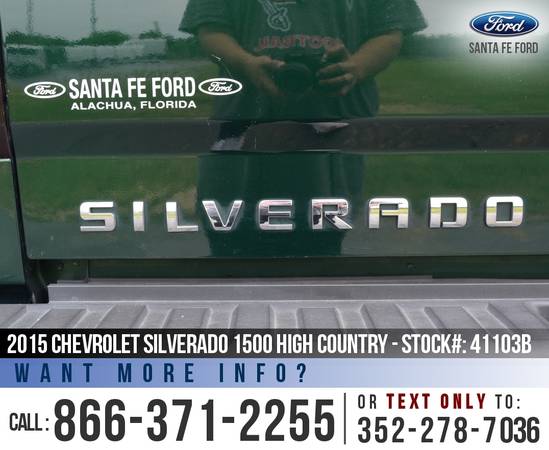 2015 Chevy Silverado 1500 High Country Leather Seats for sale in Alachua, FL – photo 9