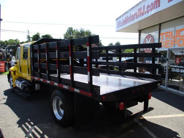 2011 International 4300 CREW CAB, 11 7 STAKE, FLAT BED TRUCK ** CAN... for sale in south amboy, LA – photo 4