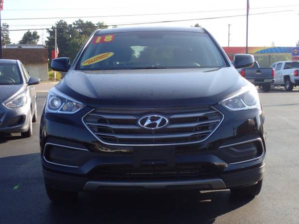 2018 Hyundai Santa Fe 2.4L suv Black for sale in Waterford Township, MI – photo 8