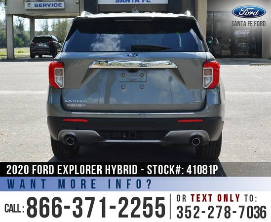 2020 FORD EXPLORER HYBRID LIMITED Leather Seats - SYNC for sale in Alachua, FL – photo 6