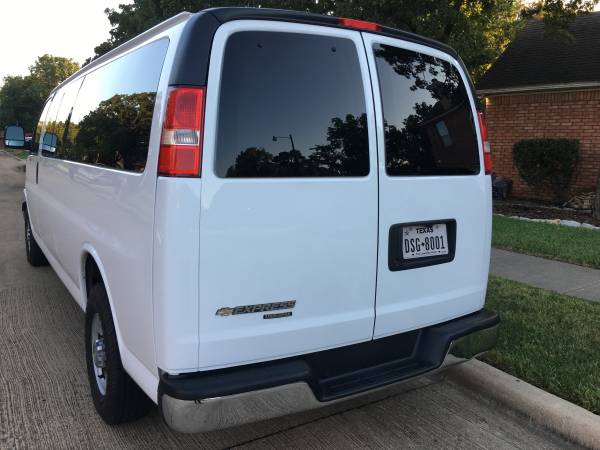 2013 Chevy Express 3500 LT, 6.0L 15 passenger, 36k miles, perfect... for sale in Arlington, TX – photo 8