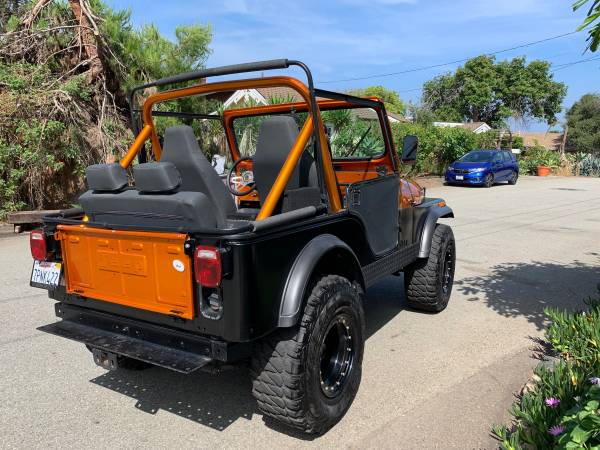 1980 Jeep CJ 5 - 4X4 - great cond. custom orange/black for sale in Laguna Beach, CA – photo 20