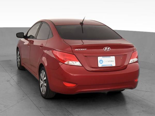 2017 Hyundai Accent Value Edition Sedan 4D sedan Red - FINANCE... for sale in Washington, District Of Columbia – photo 8