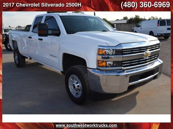 2017 Chevrolet Silverado 2500HD 2WD Double Cab Long Bed Work Truck -... for sale in mesa, TX – photo 9