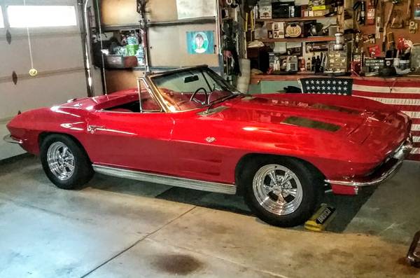 1963 Chevrolet Corvette Sting Ray convertible - cars & trucks - by... for sale in San Mateo, CA – photo 2