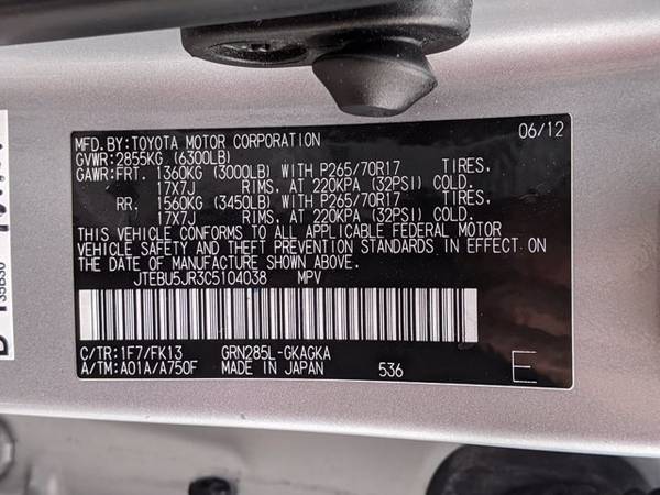 2012 Toyota 4Runner SR5 4x4 4WD Four Wheel Drive SKU:C5104038 - cars... for sale in Spokane, MT – photo 24