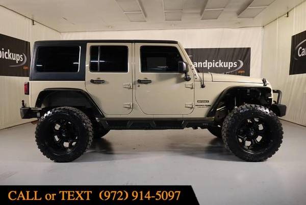 2018 Jeep Wrangler JK Unlimited Sport - RAM, FORD, CHEVY, DIESEL,... for sale in Addison, TX – photo 6
