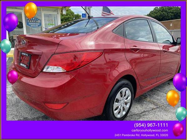2016 Hyundai Accent SE Sedan 4D - - by dealer for sale in Hollywood, FL – photo 3