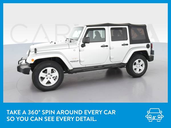 2012 Jeep Wrangler Unlimited Sahara Sport Utility 4D suv Silver for sale in Fort Myers, FL – photo 3