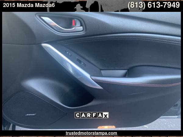 15 Mazda6 GT TECHNOLOGY PKG NAVI BLUETOOTH USB with Smart City Brake... for sale in TAMPA, FL – photo 18