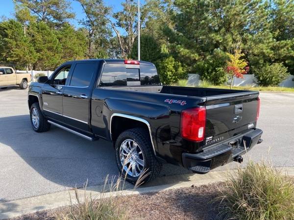 2017 Chevy Chevrolet Silverado 1500 High Country pickup Black - cars... for sale in Goldsboro, NC – photo 6