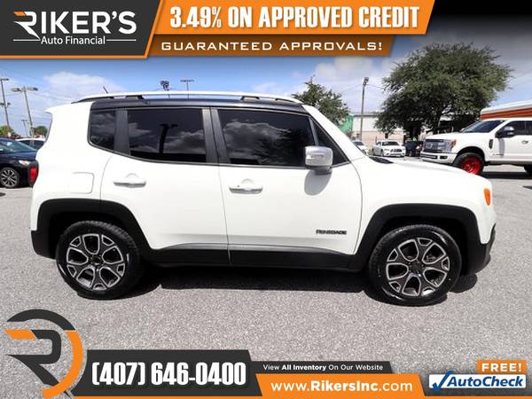 $182/mo - 2016 Jeep Renegade Limited - 100 Approved! - cars & trucks... for sale in Kissimmee, FL – photo 8