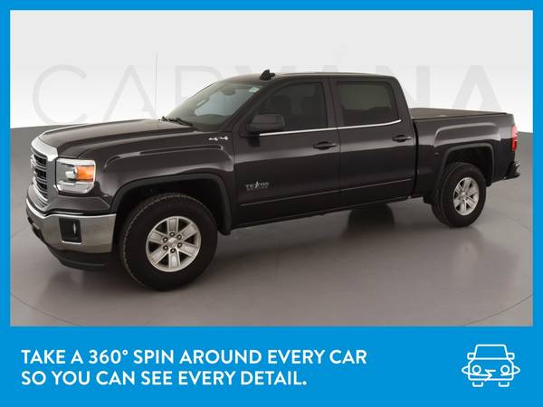 2015 GMC Sierra 1500 Crew Cab SLE Pickup 4D 6 1/2 ft pickup Gray for sale in Columbia, SC – photo 3