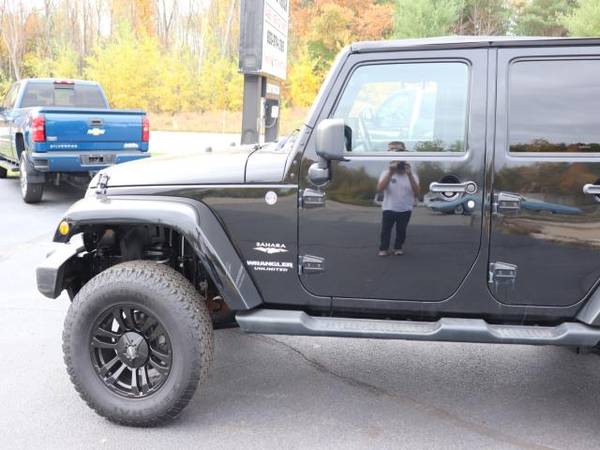 2014 Jeep Wrangler Unlimited SAHARA BRAND NEW TOP AFTERMARKET WHEELS... for sale in Plaistow, ME – photo 4