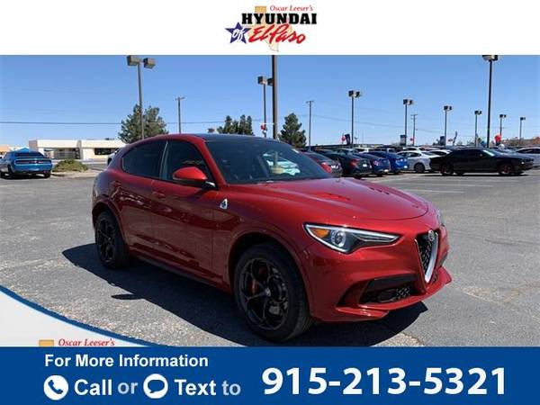 2018 Alfa Romeo Stelvio Quadrifoglio suv - - by dealer for sale in El Paso, TX
