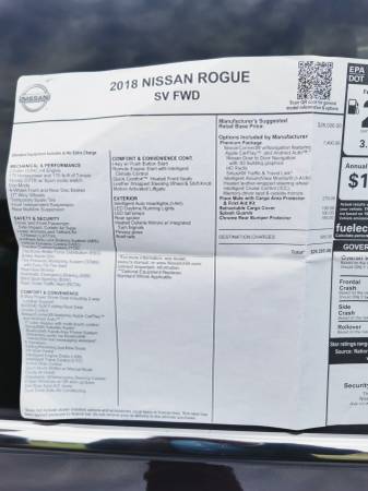 2018 Rogue SV / LIKE NEW / Trades WELCOMED / Hablo Español - cars &... for sale in Mechanicsville, VA – photo 17