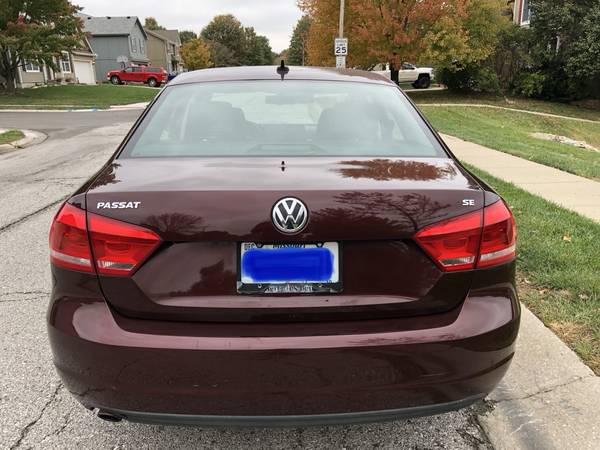 2013 VW VOLKSWAGEN PASSAT SE 2.5L IMMACULATE CONDITION LEATHER 2... for sale in BLUE SPRINGS, MO – photo 7